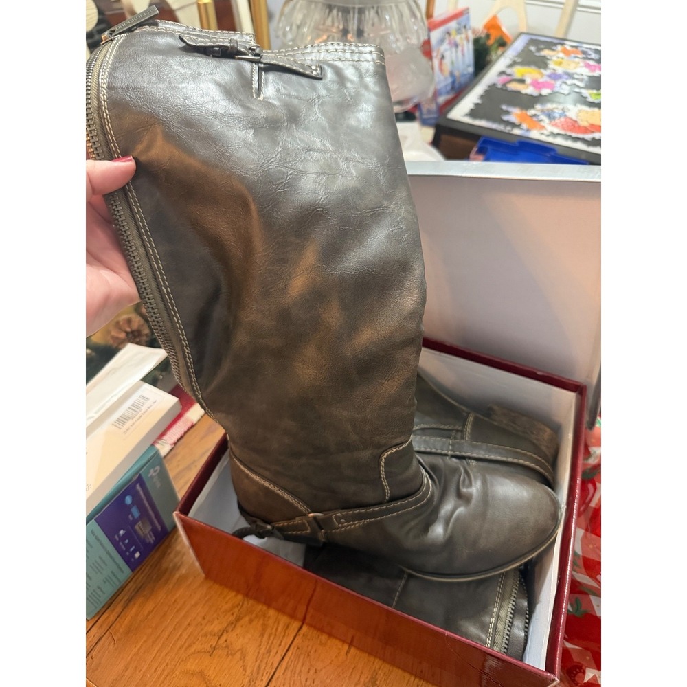 breckelle's brown outlaw‎ boots women's 10